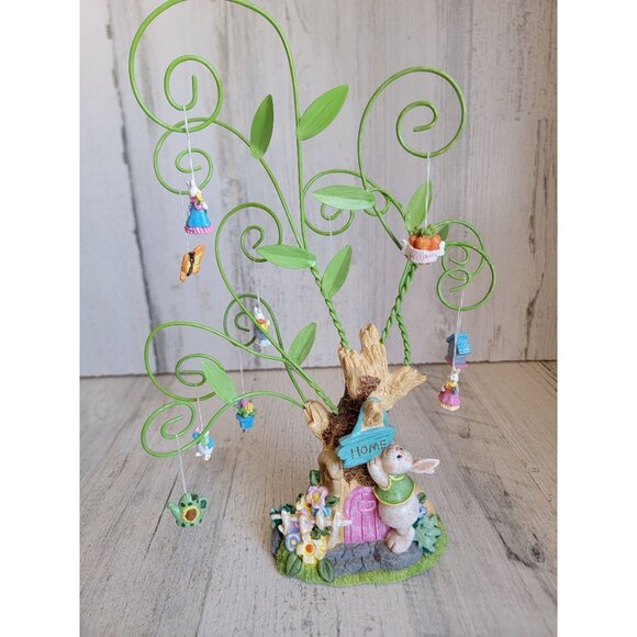 Easter Bunny Spring Tree Home gardening flower carrot Unique Home Decor - Picture 1 of 10
